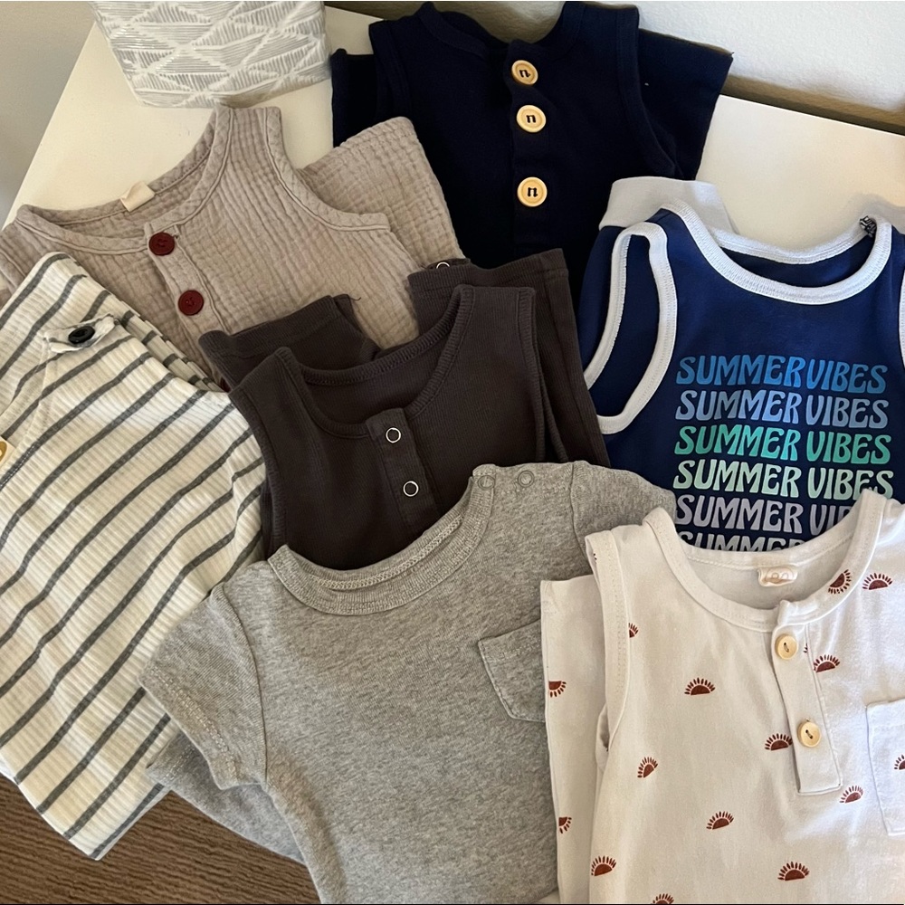 (7) Baby Boy Summer Romper & Jumpsuit Haul 😎